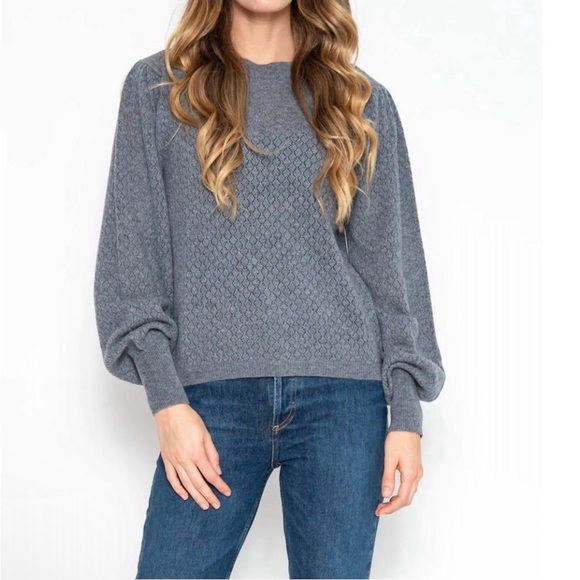 OGD Sweater Grey 100% Cashmere Crewneck Women’s Soft Lightweight Classic Small - Picture 1 of 6